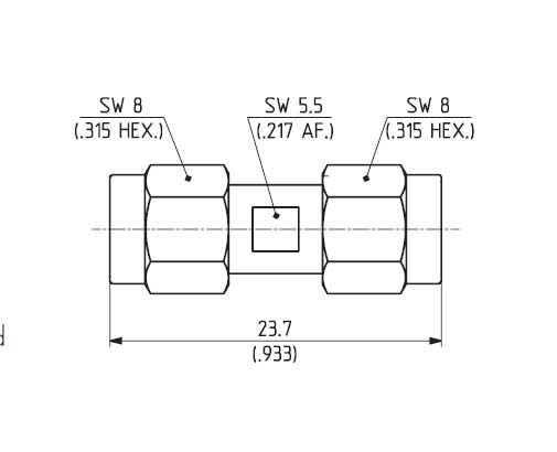 HuberSuhner/Adapter/32_SMA-50-0-1/111_NE