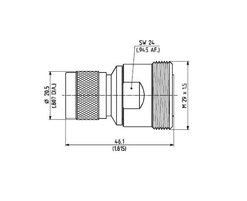 HuberSuhner/Adapter/33_N-716-50-1/---UE