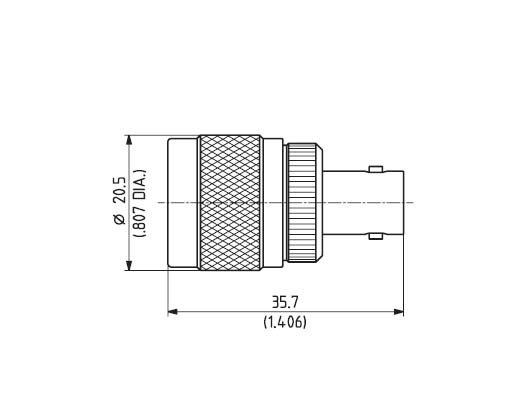HuberSuhner/Adapter/33_N-BNC-75-1/133_UE