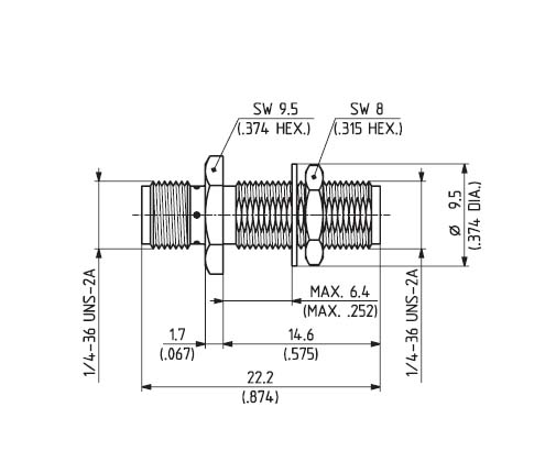 HuberSuhner/Adapter/34_SMA-50-0-1/111_NE
