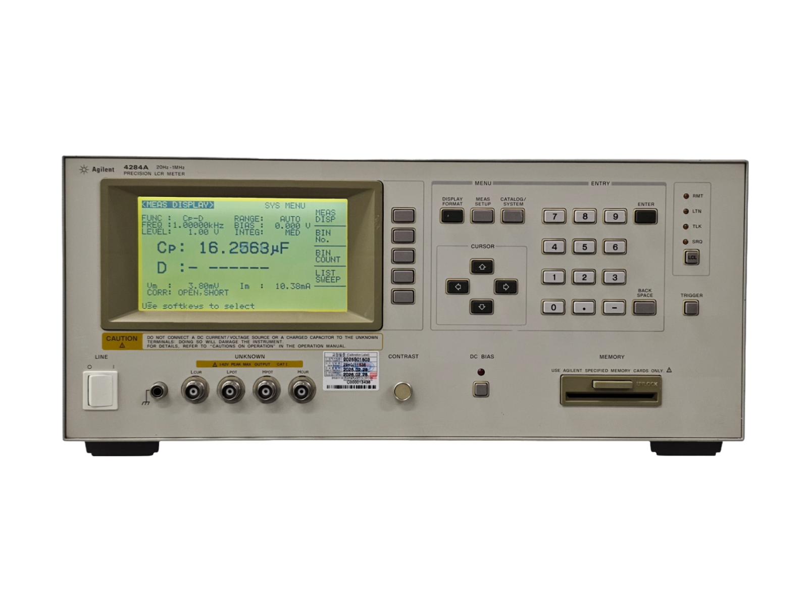 Agilent/LCR Meter/4284A/001/006
