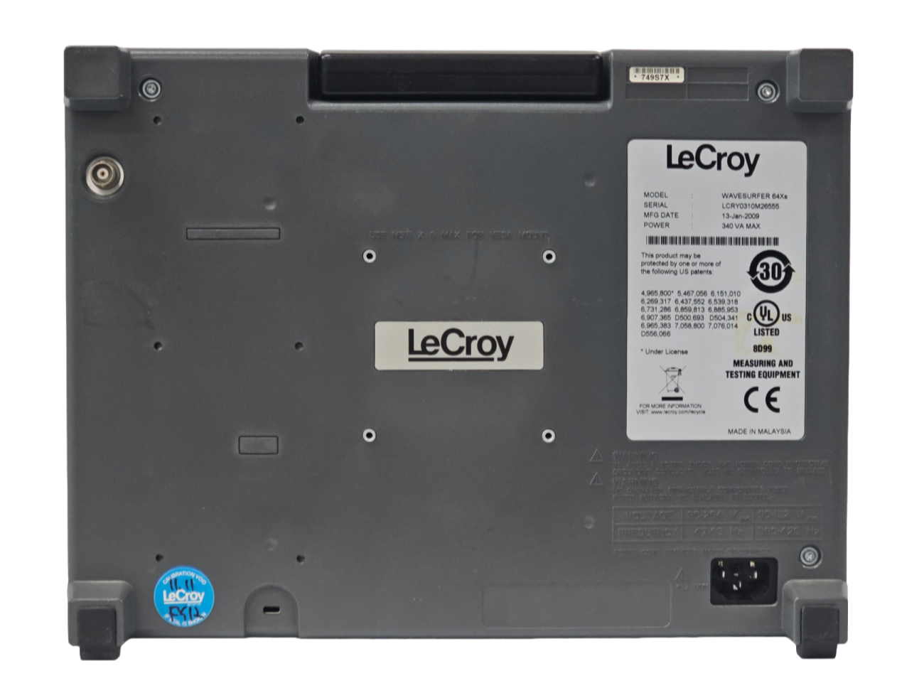 Lecroy/Oscilloscope Digital/64MXs/HDTV/MSURF/-VLATP
