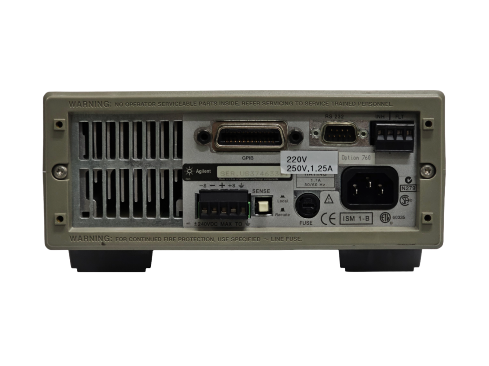 Agilent/Power Supply/6612C