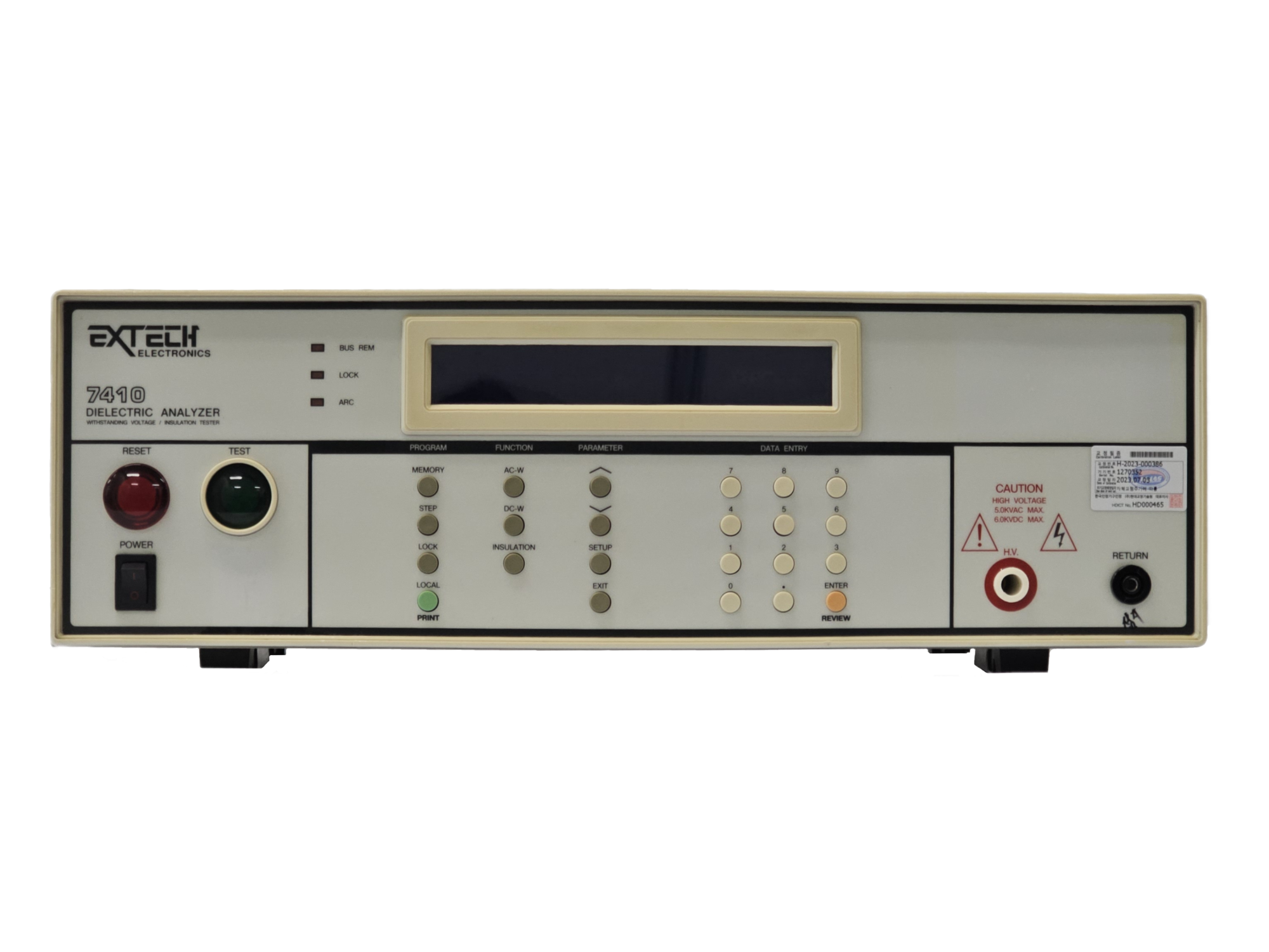 EXTECH/W/I Auto Tester/7410