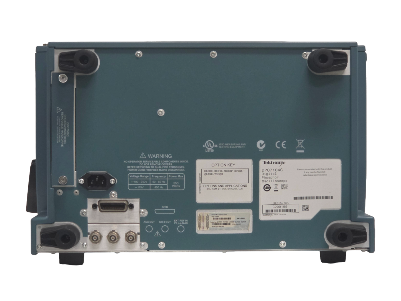 Tektronix/Oscilloscope Digital/DPO7104C/2RL/ASM/DJE/LT/SR-CUST/VET