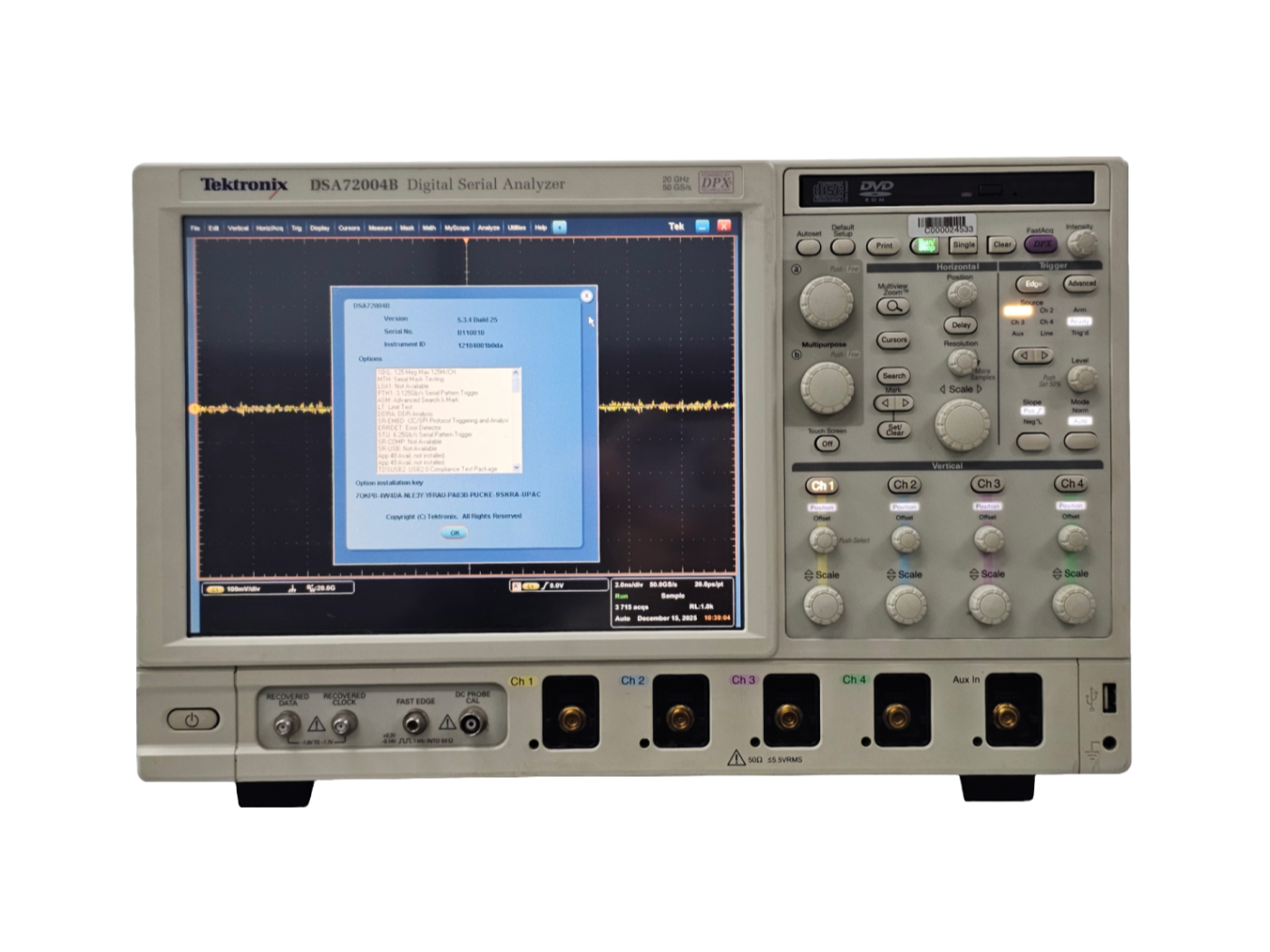 Tektronix/Digital Serial Analyzer/DSA72004B