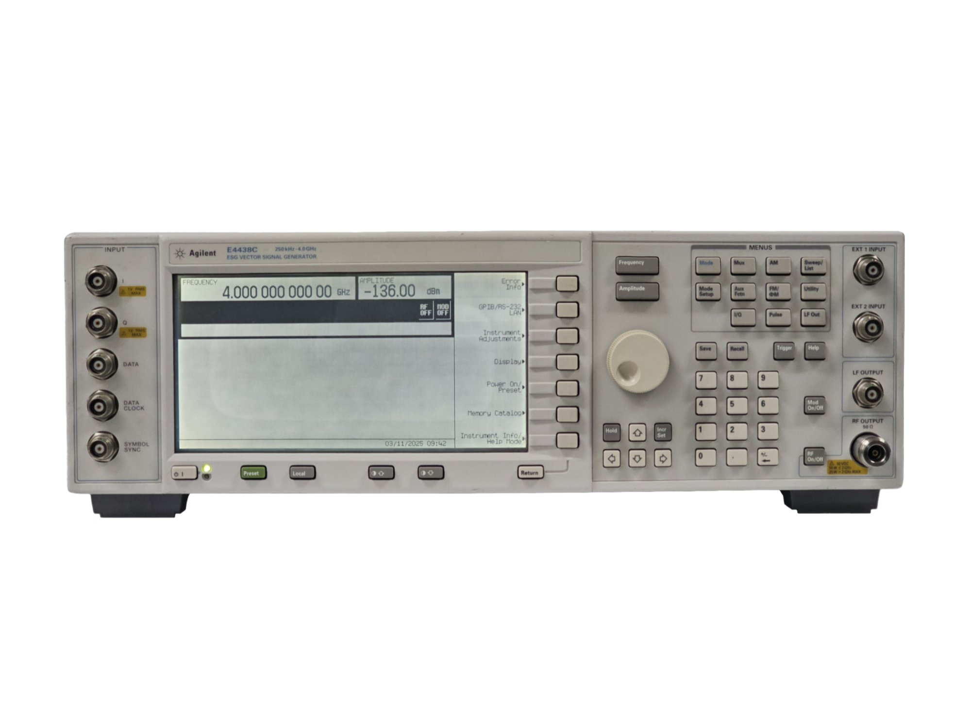 Agilent/Signal Generator/E4438C/002/005/1E5/400/401/404/405/410/504