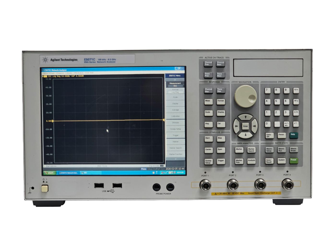 Agilent/Network Analyzer/E5071C/008/019/1E5/485