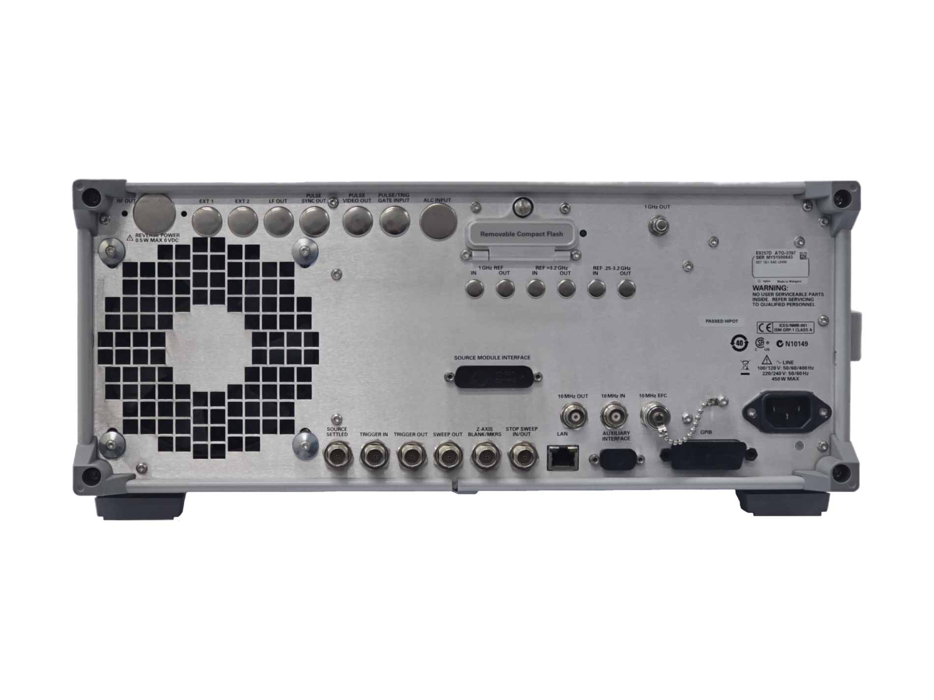 Agilent/PSG Analog Signal Generator/E8257D/007/1E1/540/UNW/U02