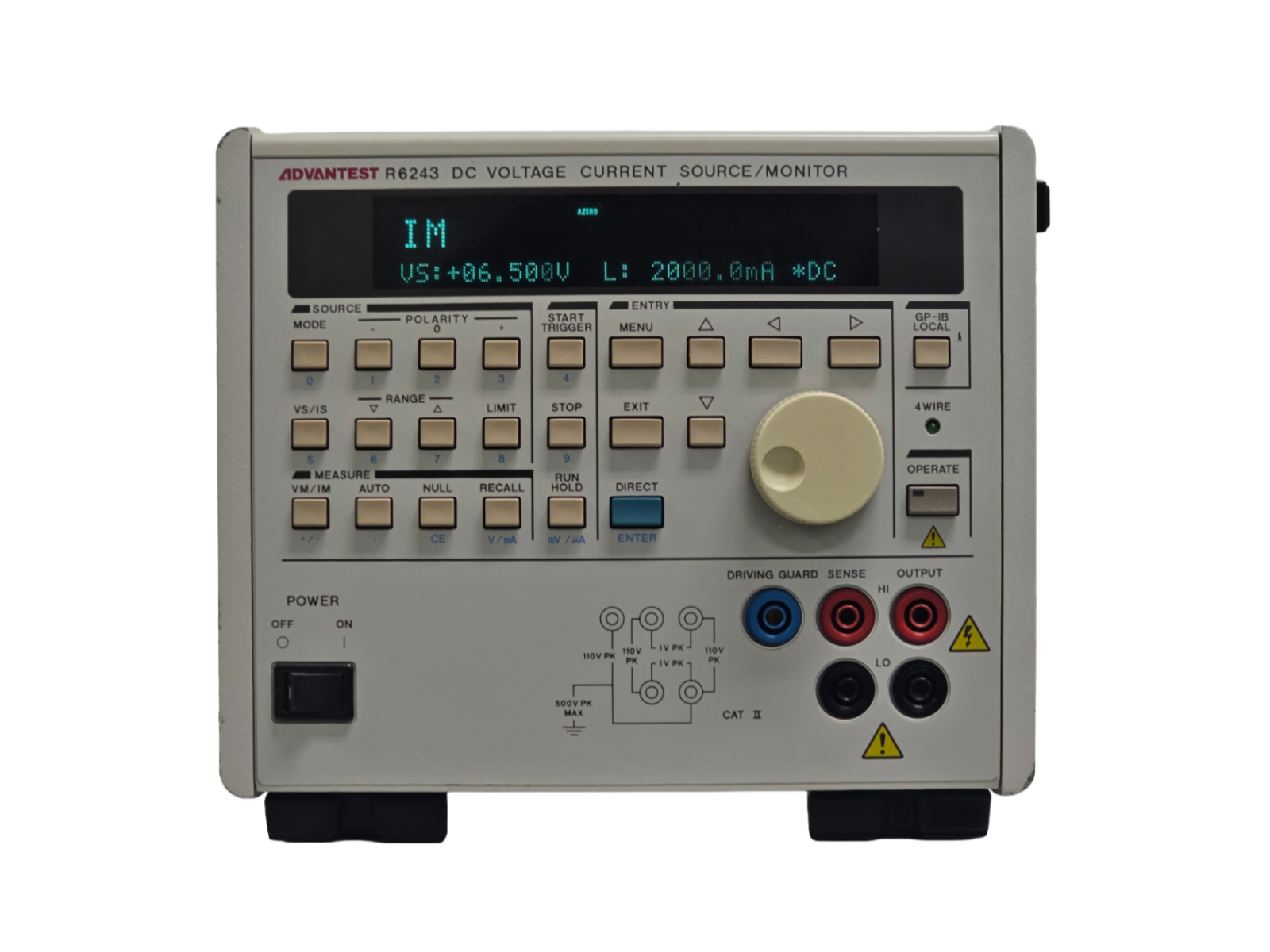 Advantest/DC Voltage Current Source/Monitor/R6243