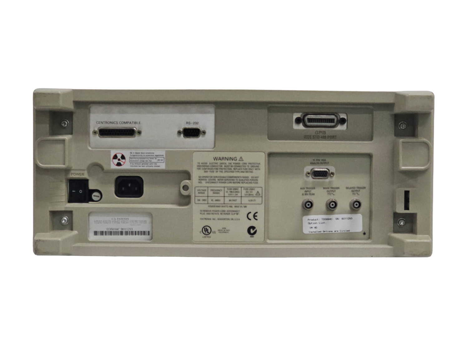 Tektronix/Oscilloscope Digital/TDS694C/1M/HD