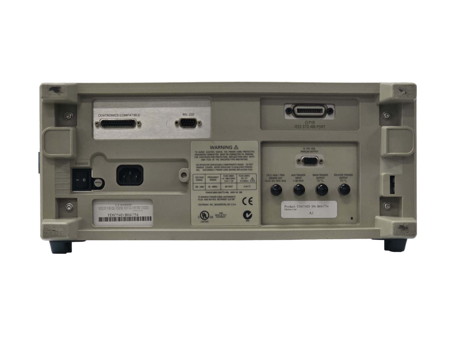 Tektronix/Oscilloscope Digital/TDS754D/A1